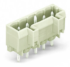 Konektor s pájecími piny THT pájecí kontakt 1,0x1,0mm rovné světle šedá 20pól.