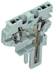 koncový modul s pružinovou svorkovnicí CAGE CLAMP 4mm2 šedá 1pól. WAGO 769-506