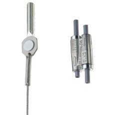 Rychlospojka SLK se závitem, 1,5 mm lanko, délka 3 m, závit M6