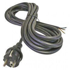 Přívodní kabel FLEXO H07RN-F 3X1,5 s přímou vidlicí 3m černá GUMA