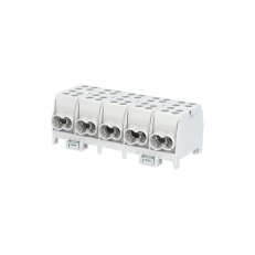 Svorkovnice rozbočovací HLAK 35-5/10 GR-S 125A 5pól. AL/CU IP20 5xŠ na DIN