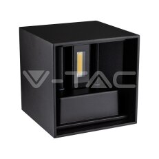 5W-WALL LAMP WITH BRIDGELUX CHIP 4000K BLACK SQUARE V-TAC SKU217087