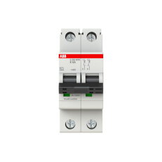 ABB S202MTR-K6, dvoupólový jistič, 6A, K, 10kA, určeno pro drážní aplikace