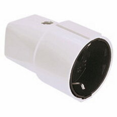 Bachman 912.270 coupling with earthing contact central white