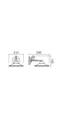 LEA STRUCTURA AP 1X42W E27 BR (RICCIO)