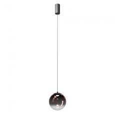 Závěsné svítidlo IRIDES SU LED 7W 3000K SBK/GRADIENT COFFEE REDO 01-3968