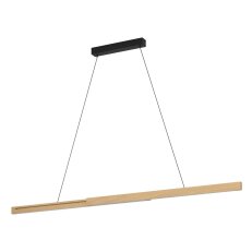 Závěsné svítidlo MONTEBUONO LED  černá/hnědá 21W EGLO 390369