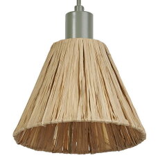 Závěsné svítidlo Decor Raffia Pendant 1XE27 Green LEDVANCE 4058075838154