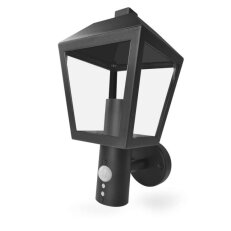 LED zahradní nástěnné svítidlo s PIR senzorem ADENIA 19,8x15x29,8 cm 1xE27 15W