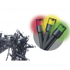 LED vánoční řetěz, 10m, multicolor, časovač