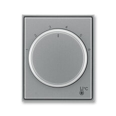 Kryt termostatu s otočným ovládáním, ocelová ABB 3292E-A00300 36