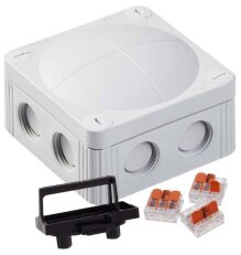 Krabice rozvodná COMBI 308/ 3-221-413 PP LGY IP66/68 se svorkovnicí WAGO