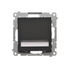 LED osvětlení, 230 V / 0,93 W, barva světla teplá bílá (3100 °K) černá matná