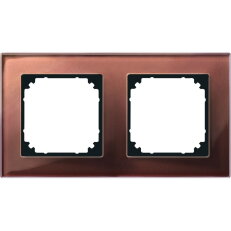 Rámeček M-Elegance 2násobný Mahogany Br SCHNEIDER 489215