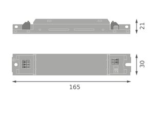 LED DRIVER DIP-SWITCH LINEAR HIGH EFFICACY  40/200-350/200