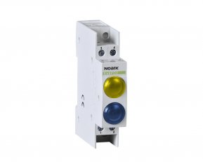 Světelné návěstí NOARK 102504 EX9PD2YB 6,3V AC/DC 1 žlutá LED a 1 modrá LED