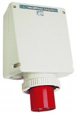 Walther 678409 Nástěnná přívodka 125A 4P 230V 9h IP67