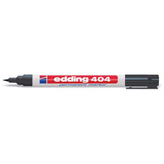 Permanentní pero s kulatým hrotem 0,75mm/barva černá EDDING 404 černá