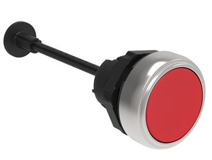 Lovato LPCR1004 Plastová mechanická nástavná hlavice červená lícující