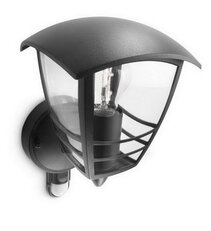 Venkovní nástěnné svítidlo Creek IR černá 1x60W 230V PHILIPS 153883016