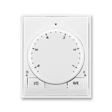Termostat otočný univerzální 3292E-A10101 03 bílá/bílá Element Time ABB