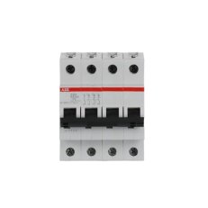 S204-K63 4 fázový jistič 63 A char. K 6kA ABB 2CDS254001R0607