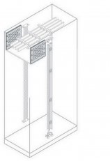 Vertikální oddělení přípojnic pro skříň