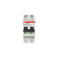 ABB DS201 B6 AC300 kombinace jistič/chránič 2P (1P+N) 6A 300mA B 6kA AC