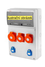 Zásuvková skříň ZSF20102000.0/3952 IP44 jištěná bez chrániče FAMATEL v4415-6kA