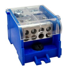Distribuční blok DTB 120/8x16 modrý ELEKTRO BEČOV UB12016A12