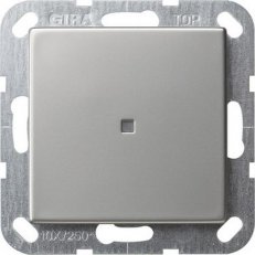 Tlačítkový ovládací spínač System 55 nerez GIRA 0124600