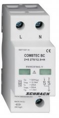 Svodič přepětíCOMBTEC BC 2+0 275/12,5 SCHRACK IS211220-A