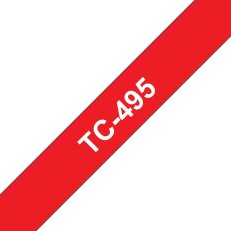 BROTHER TC-495 červená / bílá (9mm)