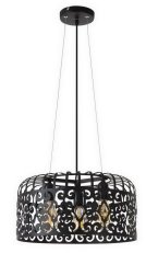 Alessandra E27 3x 60W IP20 matná černá RABALUX 2158