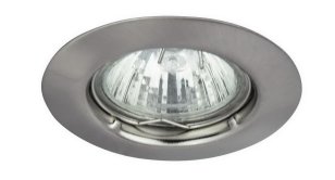 Spot relight GU5.3 12V 1x 50W IP20 saténový chrom RABALUX 1089