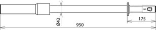 Bezdotyková zkoušečka napětí HSA205 Un 1..420 kV 50 Hz přepínatelná DEHN 767552