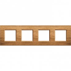 BTICINO LIVINGLIGHT RÁMEČEK HRANATÝ 2+2+2+2MODULOVÝ OŘECH LNA4802M4LNC