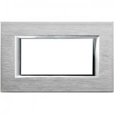Legrand HA4804CR BTAX RÁMEČEK 4M CHROM BROUŠENÝ