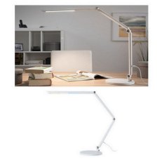 LED stolní lampa na psací stůl FlexBar bílá 10,6W WhiteSwitch 3000K 78911