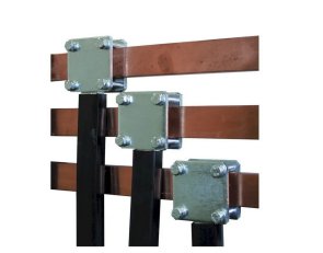 Plochá svorka PT-50/34x10 34x34x10mm pro přípojnice až š50mm ETI 001696151