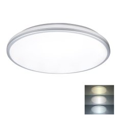 LED osvětlení s ochranou proti vlhkosti IP54 18W 1530lm 3CCT 33cm SOLIGHT WO796