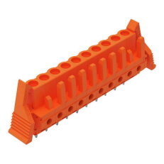Pružinová svorkovnice THT rovná 5,08 mm oranžová 10pól. WAGO 232-170/039-000