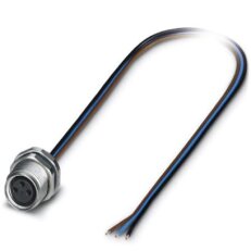SACC-DSI-M8FS-3CON-M10/0,5 Přístrojový konektor zezadu stěny 1456080