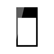 Rámeček MINIMAL vertikální 2-násobný, 3-moduly :3067 černý 10002621-138