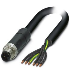 SAC-6P-M12MSM/ 5,0-PUR PE Napájecí kabel 1414957