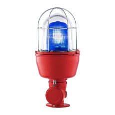 Maják signální blikající EX 080 LA L H 12V DC IP66 modrá červená halogen 96131