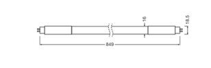 Světelný zdroj LEDVANCE LED TUBE T5 AC MAINS P 849 mm 16W 865