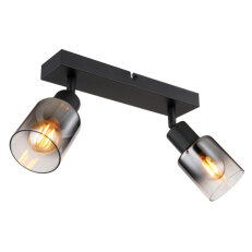 Nástěnné svítidlo HUBERTUS černá 2xE14,max. 40W 230V GLOBO 54308-2