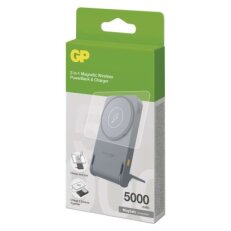 Powerbanka GP Q05B, 5 000 mAh, 20 W+Wireless, černá, B6305B