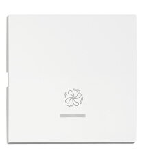 Kryt přístrojů s průhledem, symbol ventilátor, bílý SCHRACK EV102219--